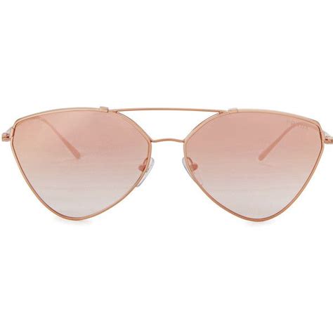 prada rose gold glasses.